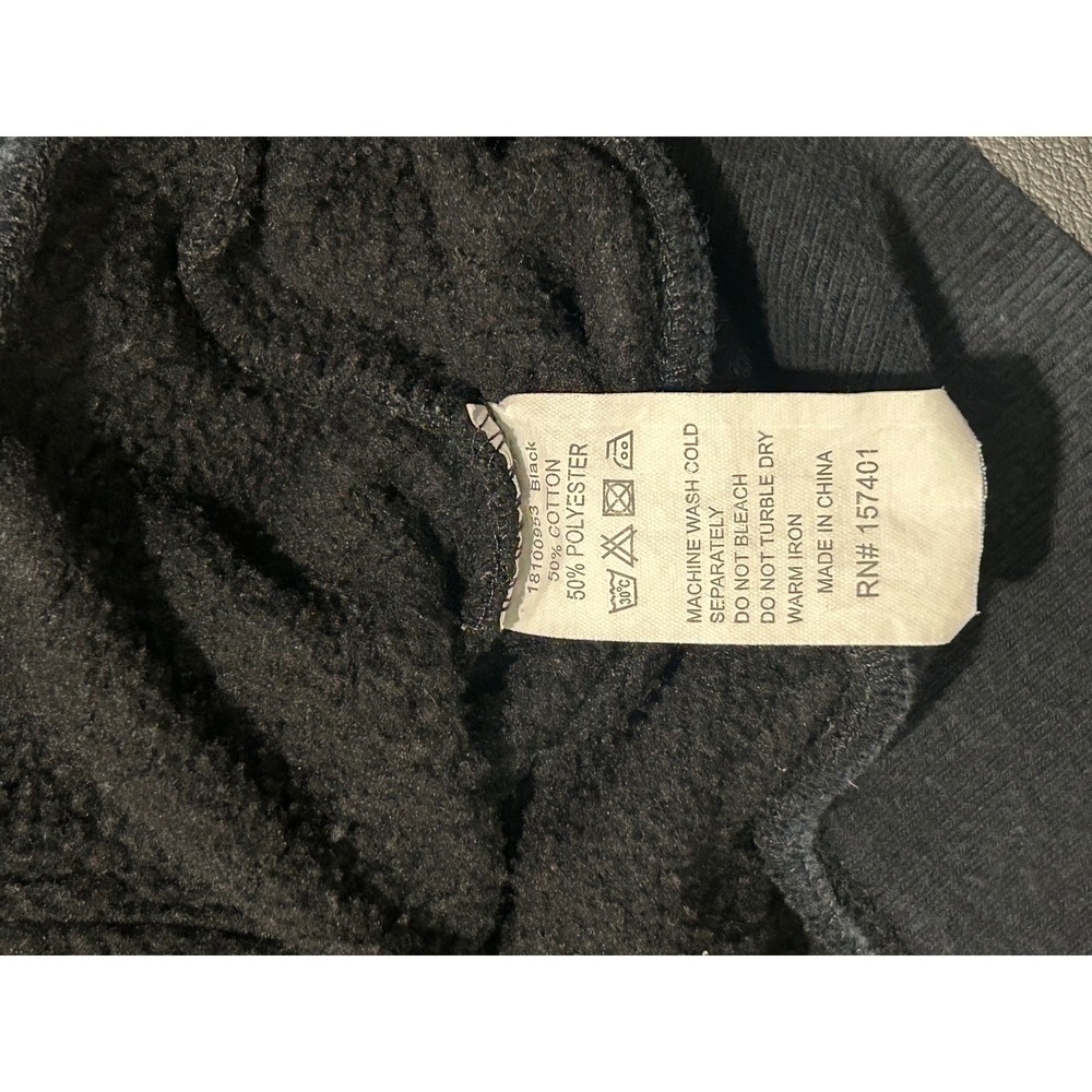 Fashion Nova Men Black Hoodie Mens Small - Picture 6 of 9